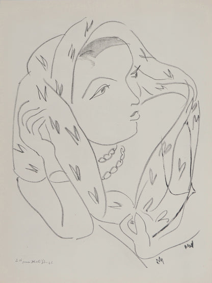 Henri MATISSE : Femme charmeuse - Lithographie signée