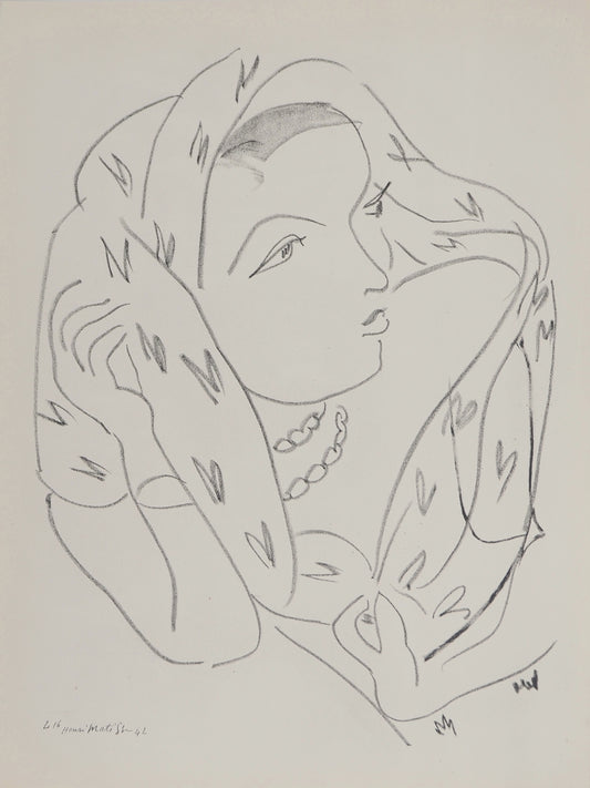 Henri MATISSE : Femme charmeuse - Lithographie signée