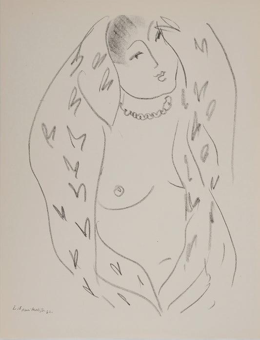 Henri MATISSE : Nue langoureuse - Lithographie signée