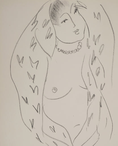 Henri MATISSE : Nue langoureuse - Lithographie signée