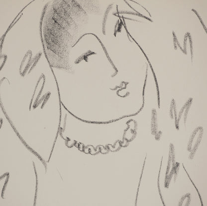 Henri MATISSE : Nue langoureuse - Lithographie signée