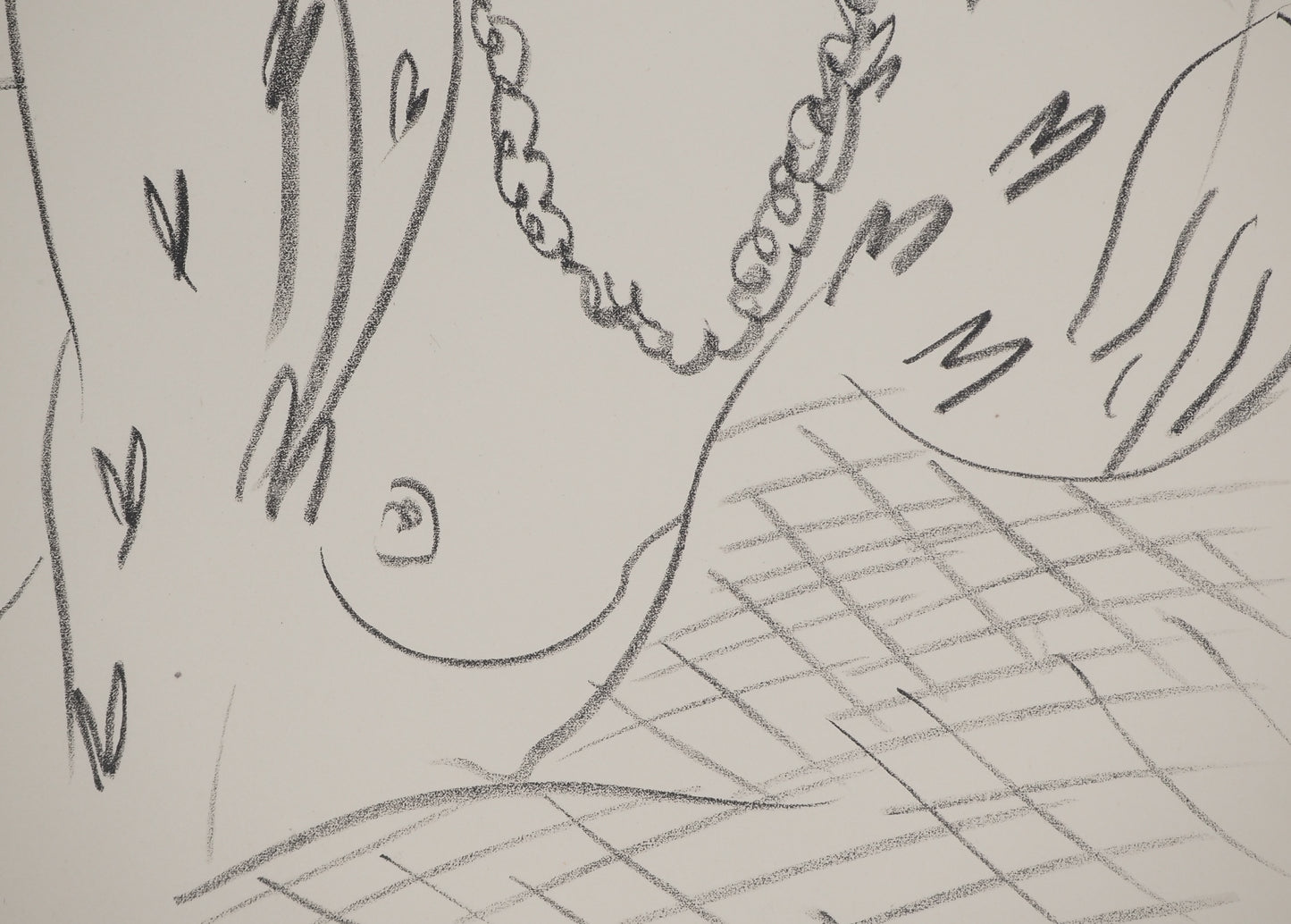 Henri MATISSE : Femme au foulard - Lithographie signée