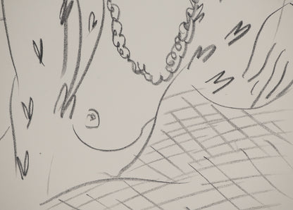 Henri MATISSE : Femme au foulard - Lithographie signée