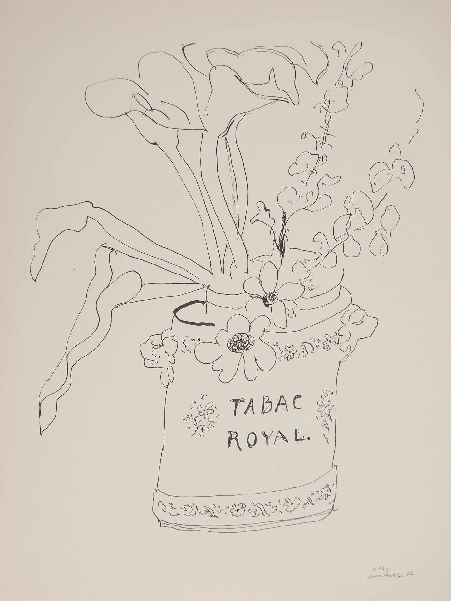 Henri MATISSE : Parfum de printemps - Lithographie signée