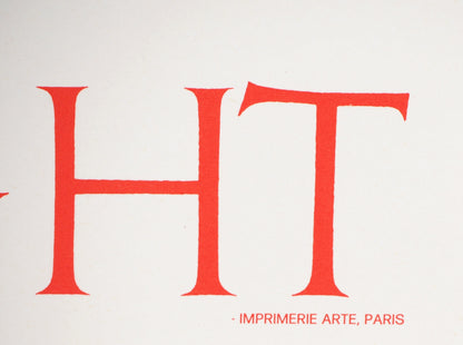 Valerio ADAMI : Le voyage du dessin - Lithographie originale