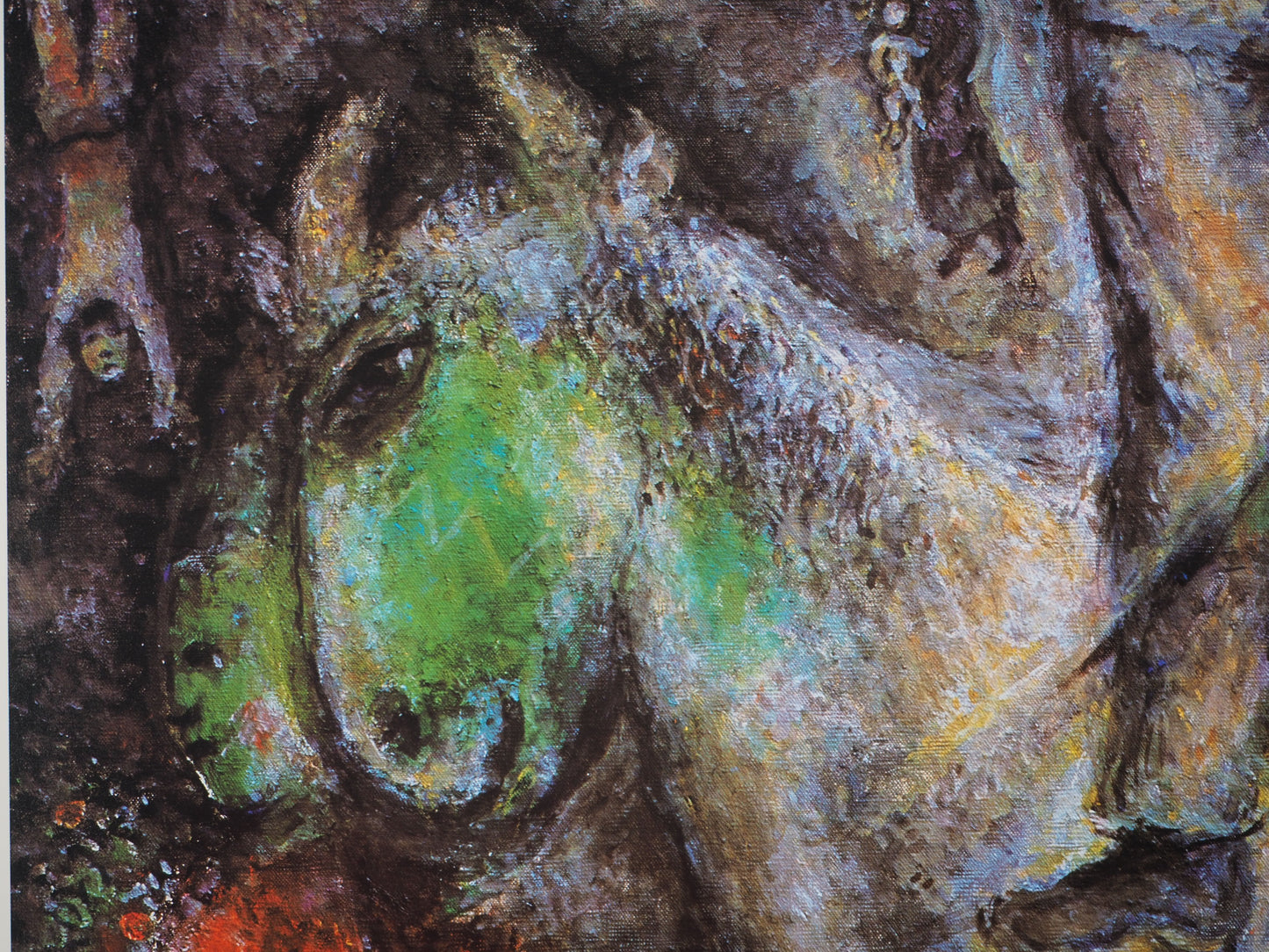 Marc CHAGALL : Le violoniste - Affiche originale signée
