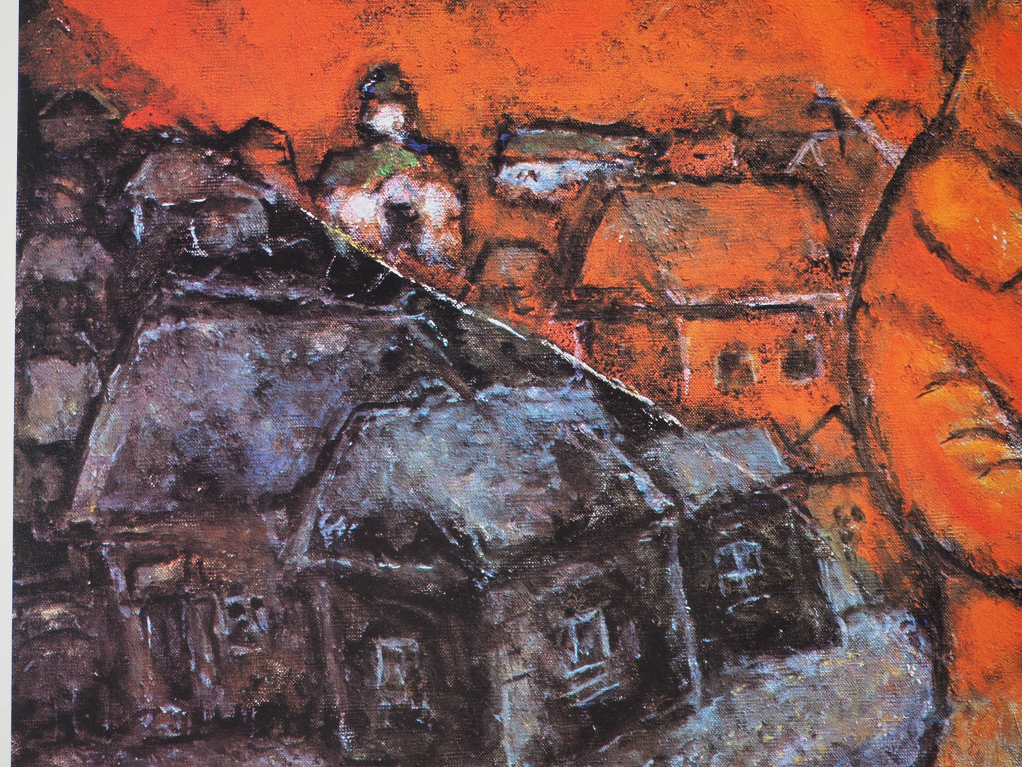 Marc CHAGALL : Le violoniste - Affiche originale signée