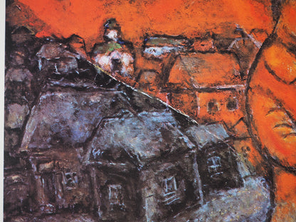 Marc CHAGALL : Le violoniste - Affiche originale signée