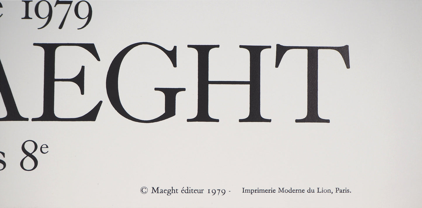 Marc CHAGALL : Le violoniste - Affiche originale signée