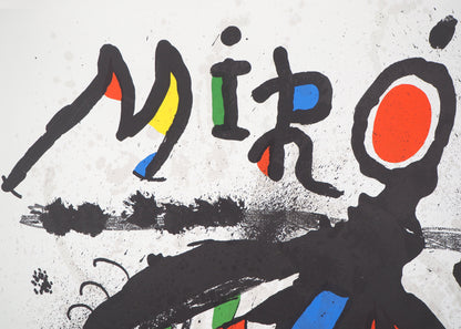Joan MIRO : Exposition 1978 Galerie Maeght - Affiche en lithographie originale signée