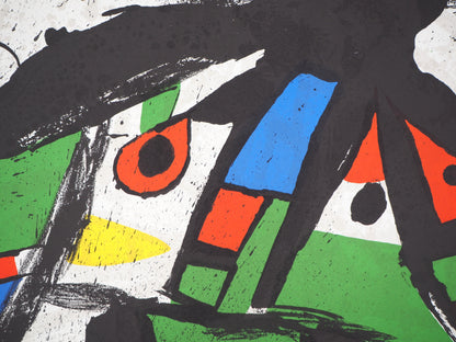 Joan MIRO : Exposition 1978 Galerie Maeght - Affiche en lithographie originale signée