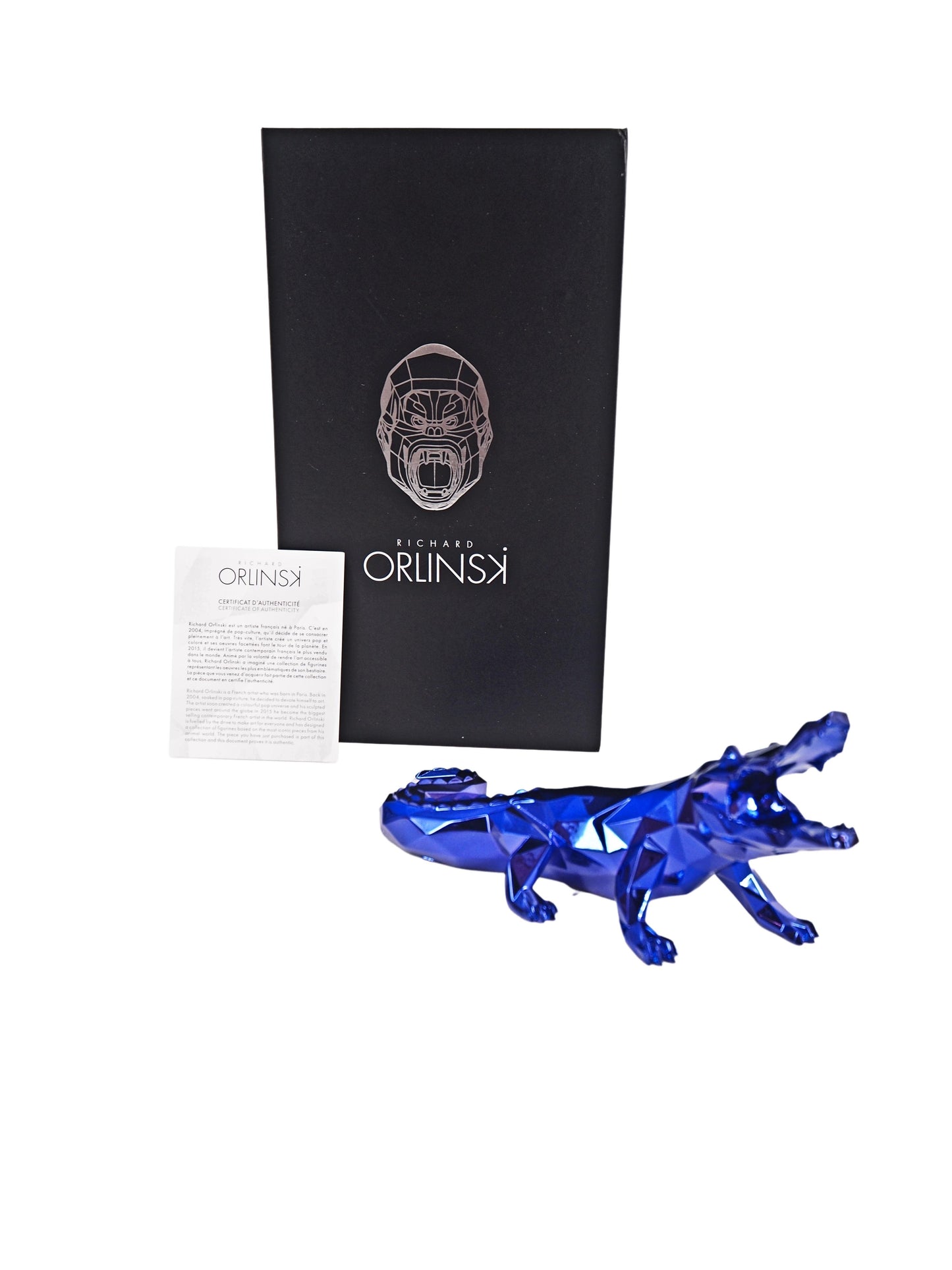 Richard ORLINSKI : Croco Spirit (Purple Edition) - Sculpture originale
