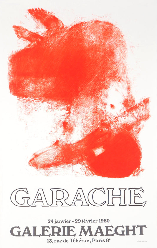 Claude GARACHE : Femme allongée - Lithographie