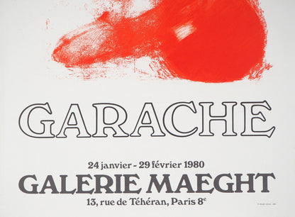 Claude GARACHE : Femme allongée - Lithographie