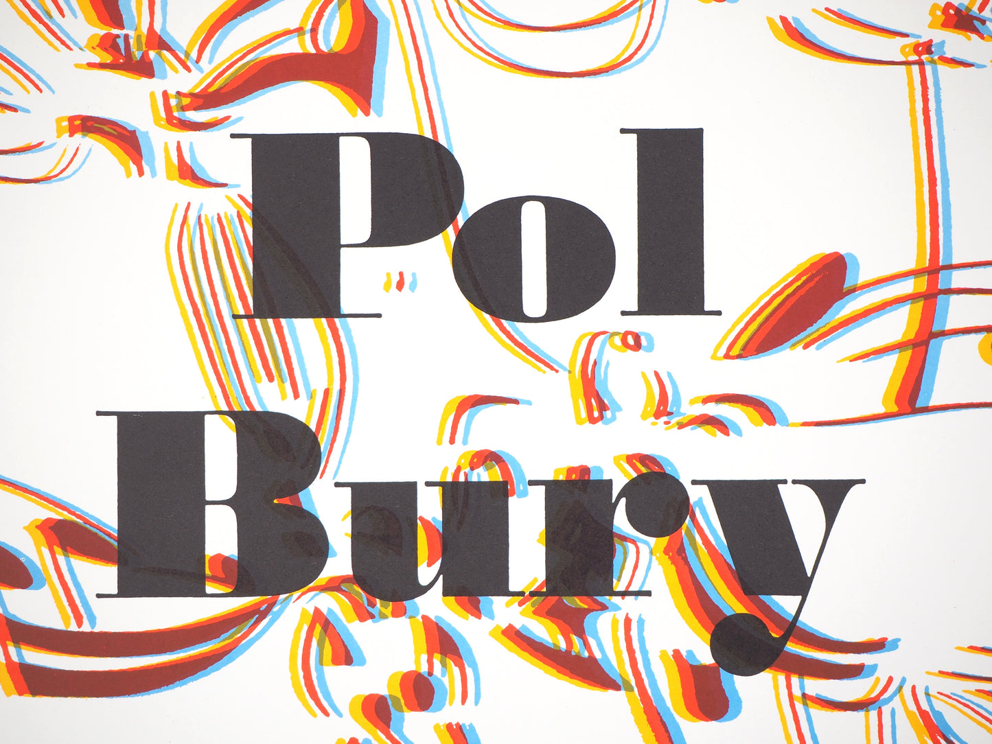 Pol BURY : Sculptures à cordes - Lithographie originale