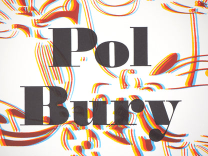 Pol BURY : Sculptures à cordes - Lithographie originale