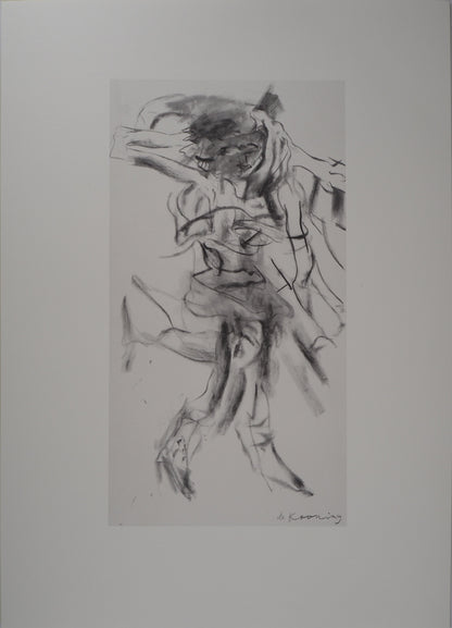 Willem DE KOONING : Femme dansante - Lithographie signée
