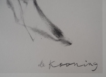 Willem DE KOONING : Femme dansante - Lithographie signée