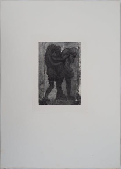 Auguste RODIN : Guerriers - Gravure