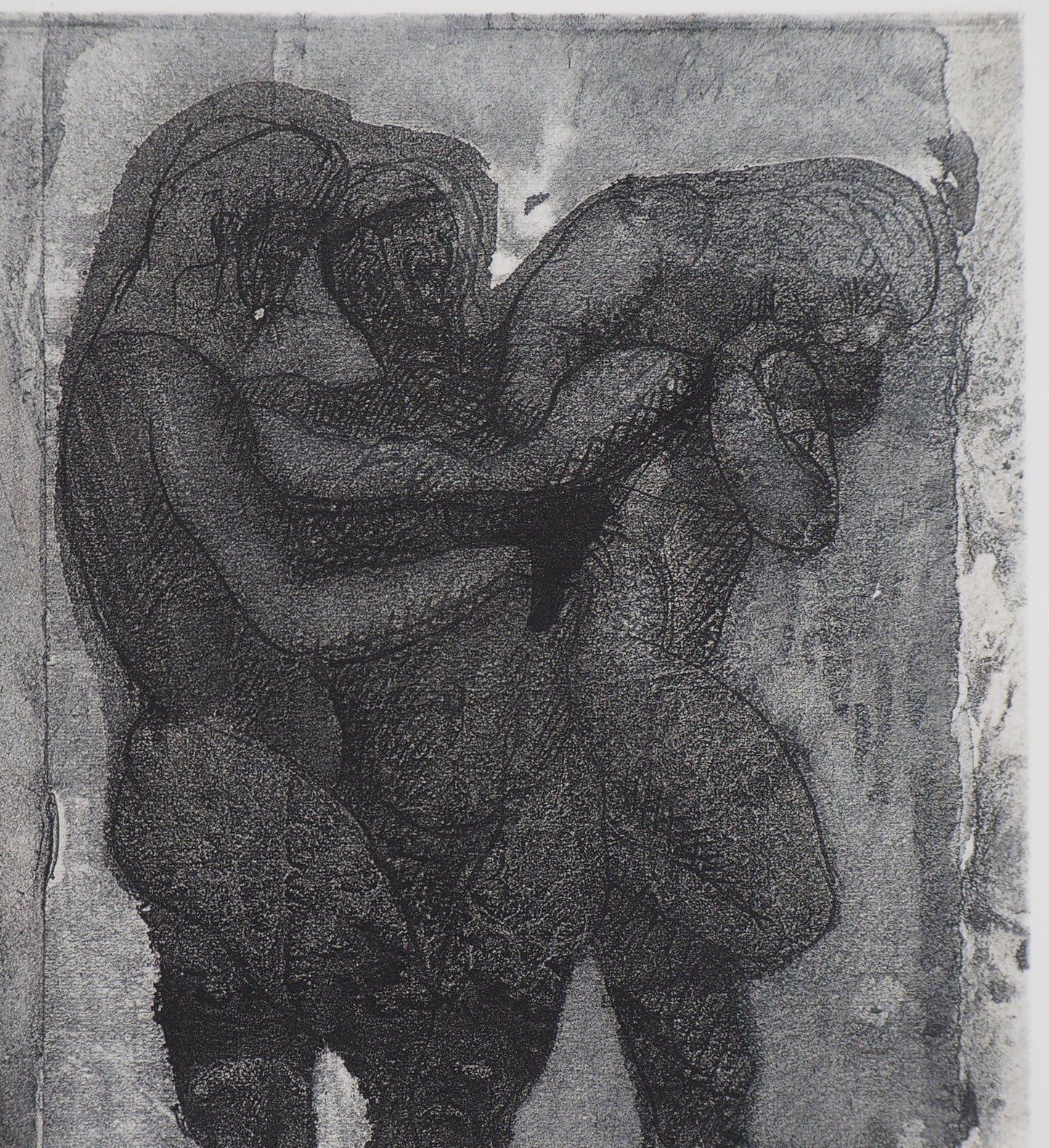 Auguste RODIN : Guerriers - Gravure