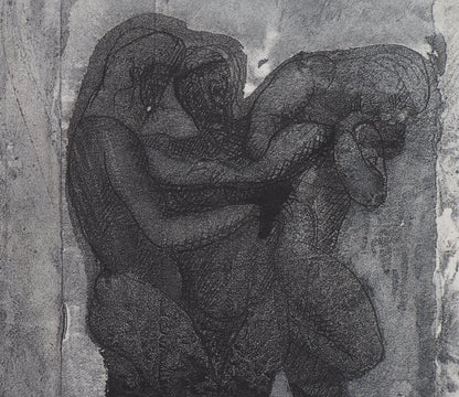 Auguste RODIN : Guerriers - Gravure