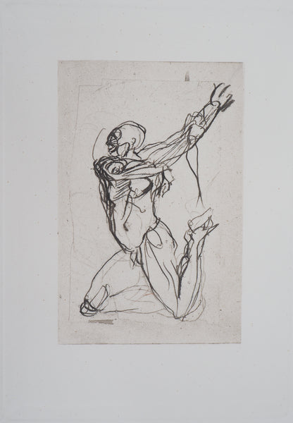 Auguste RODIN : Deux planches d'Ombres - Gravure
