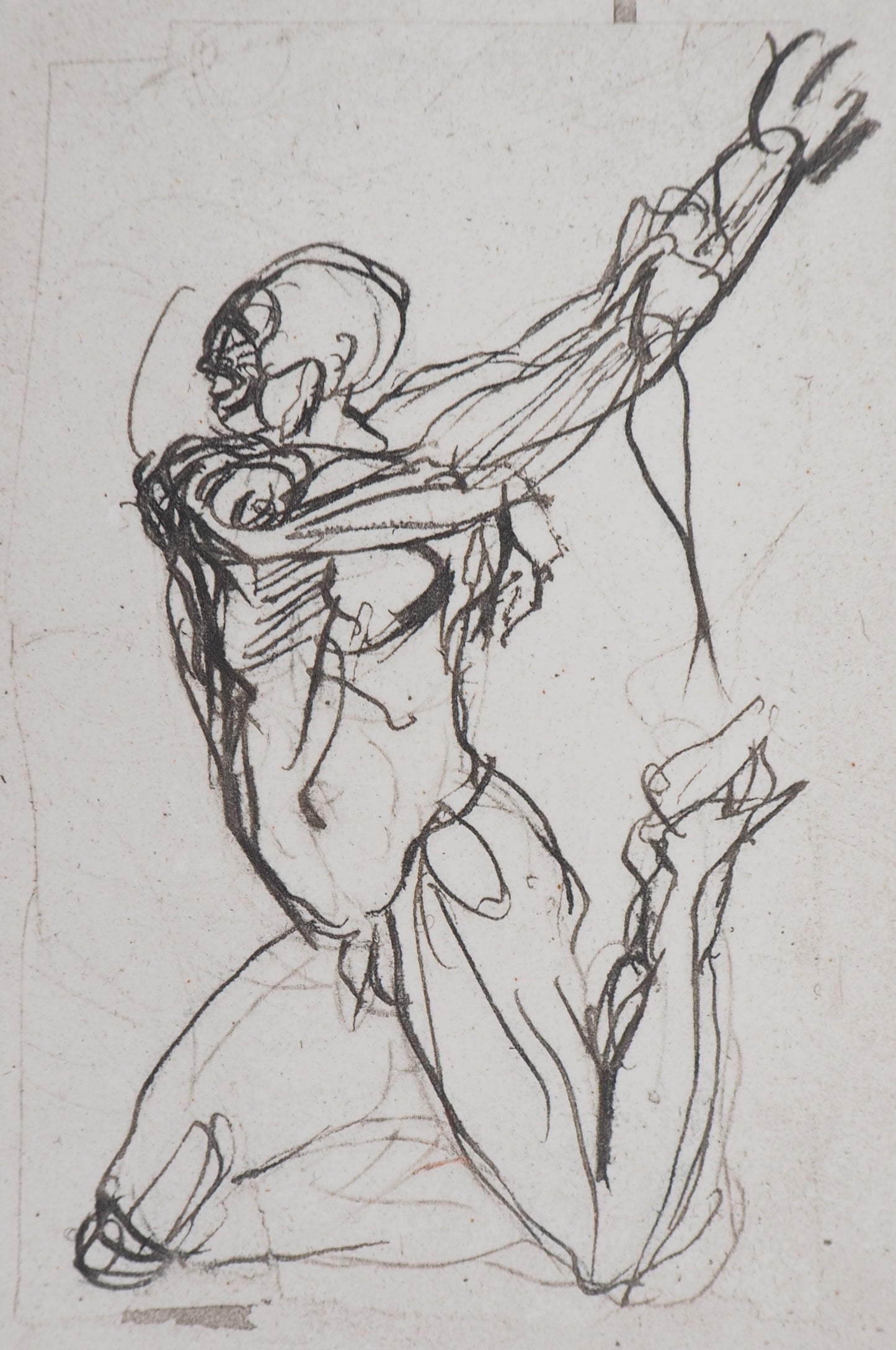 Auguste RODIN : Deux planches d'Ombres - Gravure