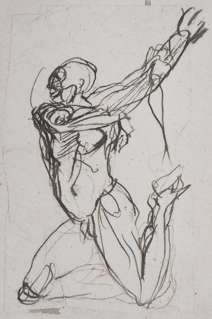 Auguste RODIN : Deux planches d'Ombres - Gravure
