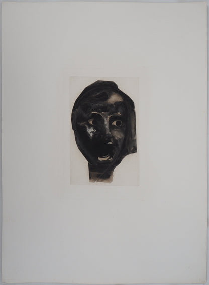 Auguste RODIN : Déesse de la vengeance Elnius - Gravure
