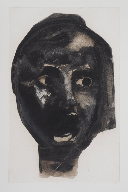 Auguste RODIN : Déesse de la vengeance Elnius - Gravure
