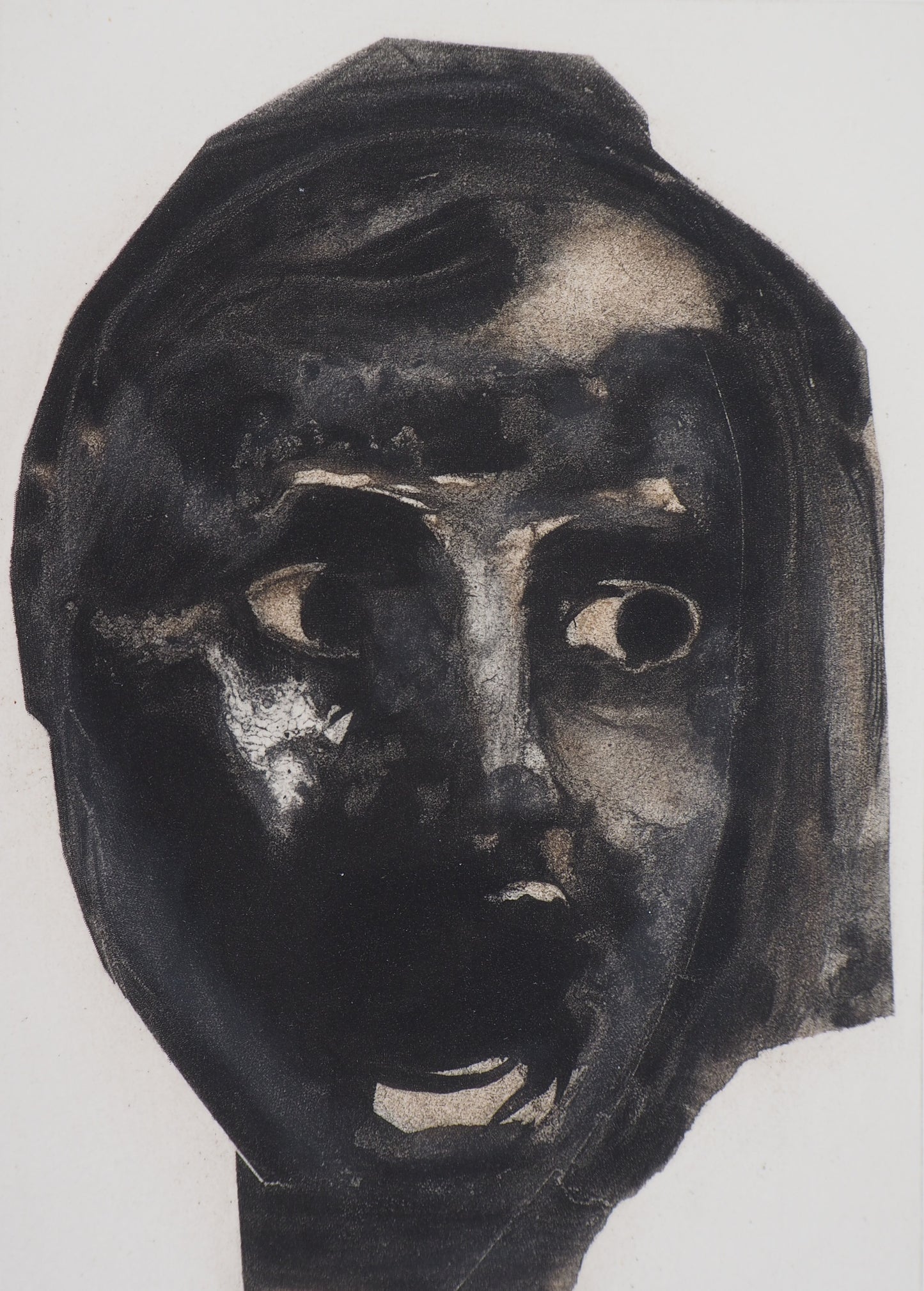 Auguste RODIN : Déesse de la vengeance Elnius - Gravure