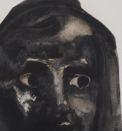 Auguste RODIN : Déesse de la vengeance Elnius - Gravure