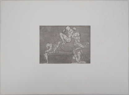 Auguste RODIN : Groupe d’ombres - Gravure