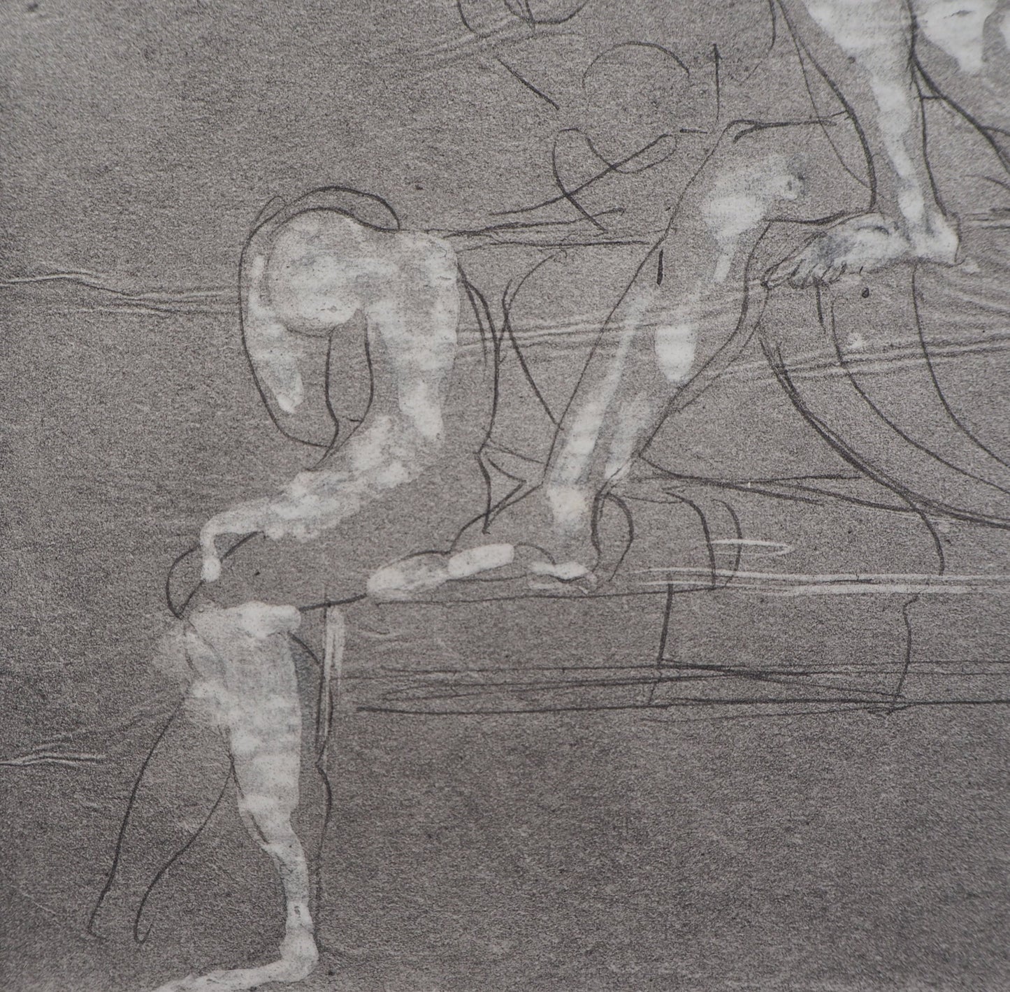 Auguste RODIN : Groupe d’ombres - Gravure