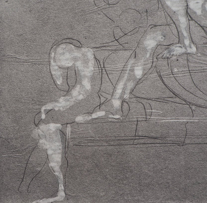 Auguste RODIN : Groupe d’ombres - Gravure