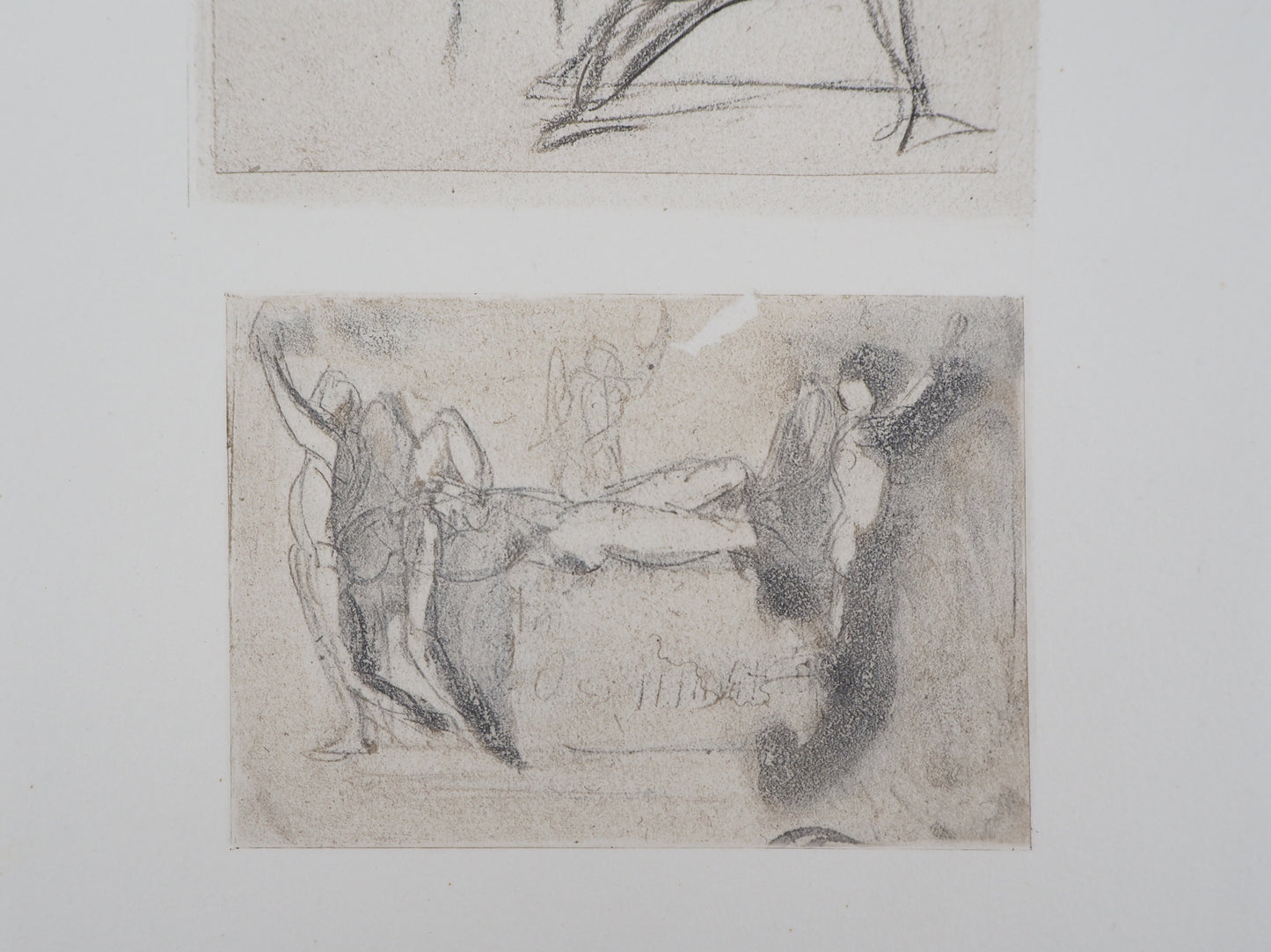 Auguste RODIN : Trois dessins - Gravure