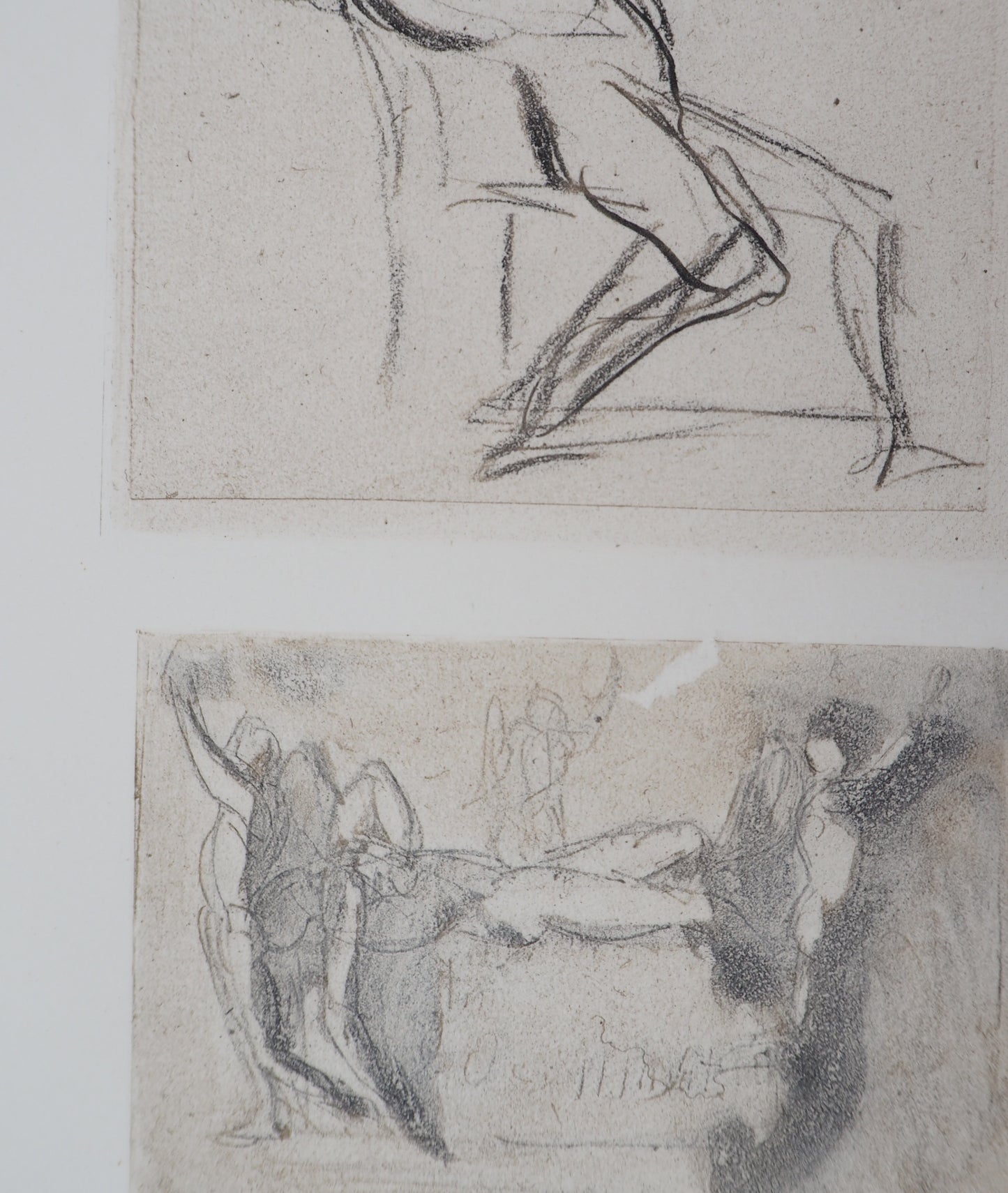 Auguste RODIN : Trois dessins - Gravure