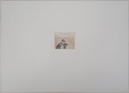 Auguste RODIN : Lignes grecques - Gravure