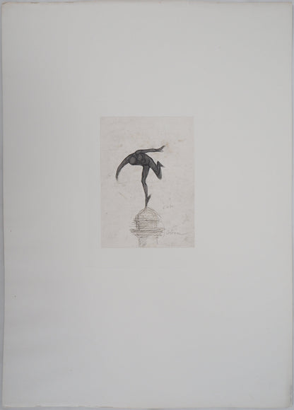 Auguste RODIN : Mercure - Gravure
