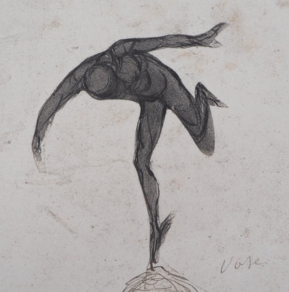 Auguste RODIN : Mercure - Gravure