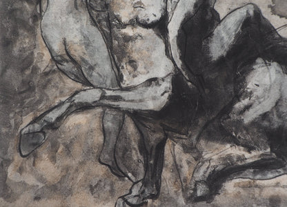 Auguste RODIN : Centaure enlevant deux femmes - Gravure