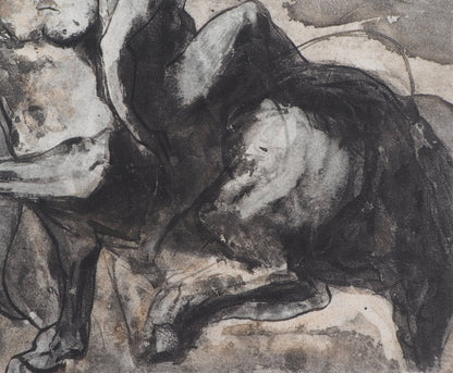 Auguste RODIN : Centaure enlevant deux femmes - Gravure