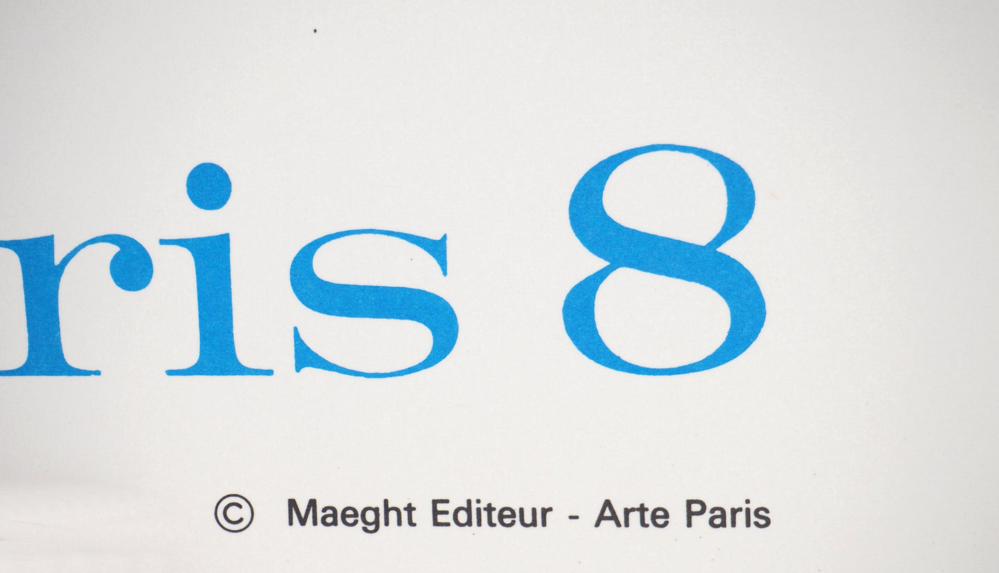 Saul STEINBERG : Galerie Maeght Expo 1973 - Affiche originale