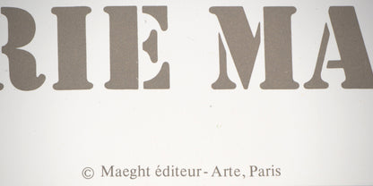 Pierre TAL COAT : Abstraction en Noir et Vert - Lithographie originale