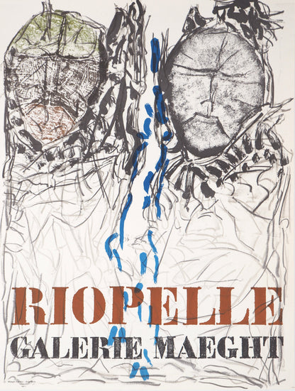 Jean Paul RIOPELLE : Exposition 1974 - Lithographie originale