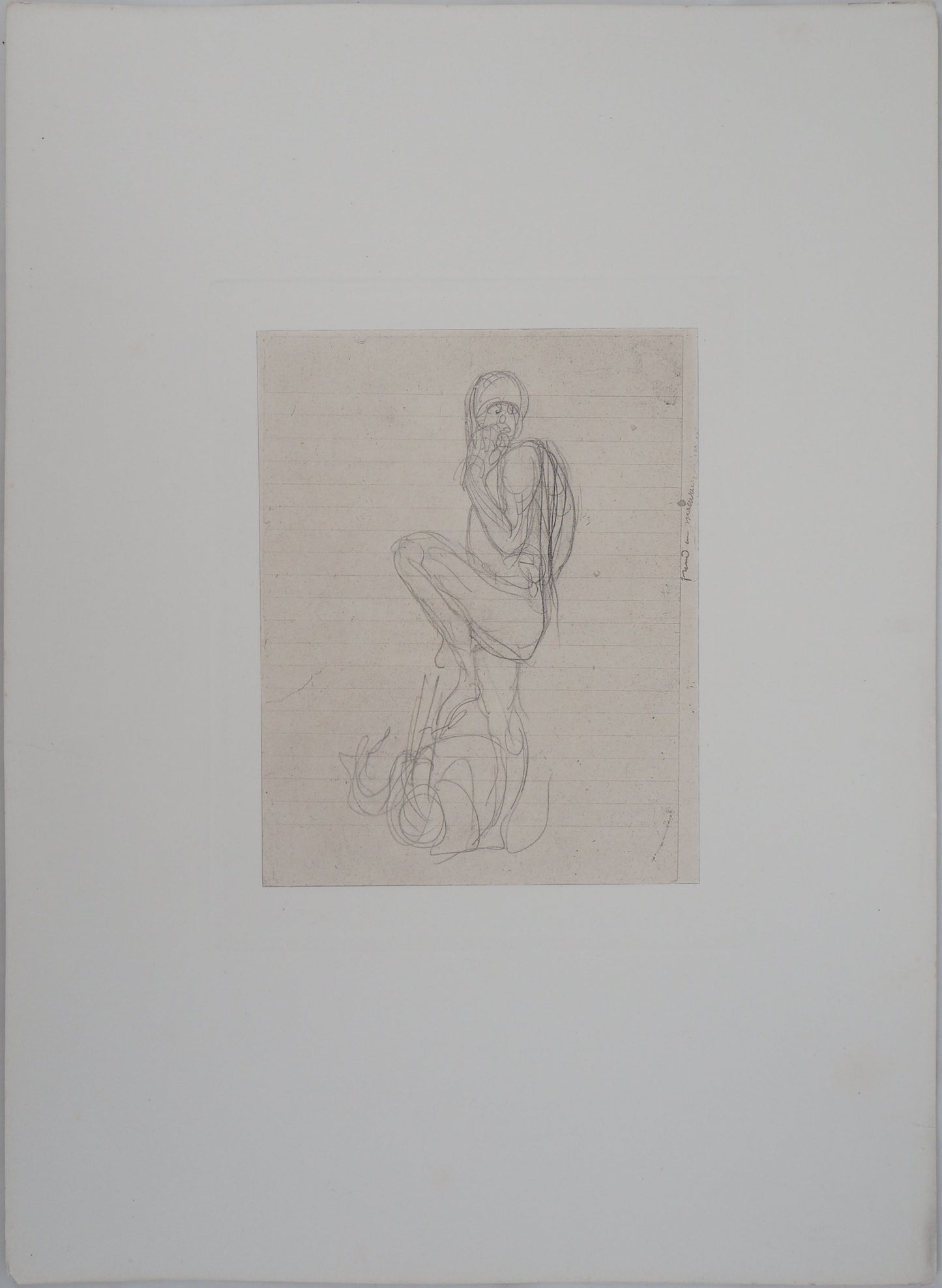 Auguste RODIN : Ugolin - Gravure