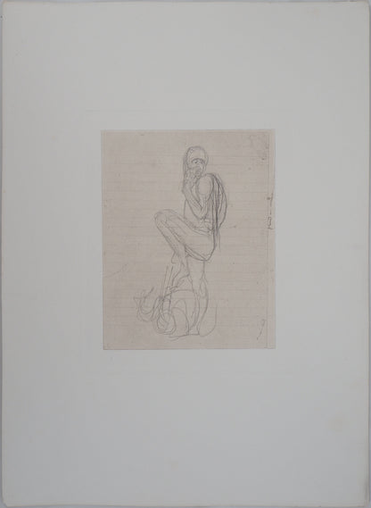 Auguste RODIN : Ugolin - Gravure