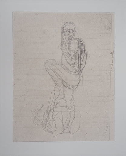Auguste RODIN : Ugolin - Gravure