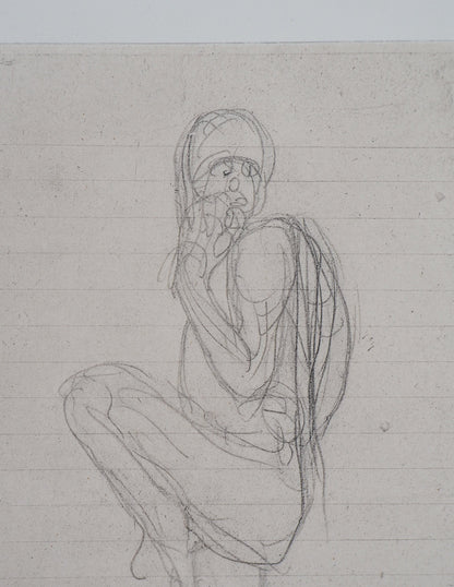 Auguste RODIN : Ugolin - Gravure