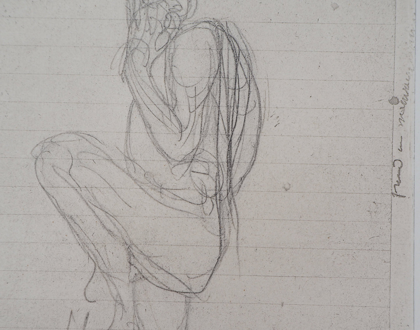 Auguste RODIN : Ugolin - Gravure